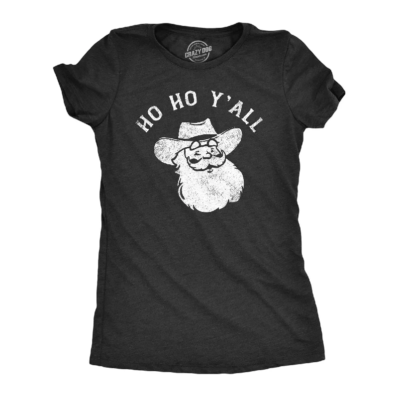 T-Shirt With Vintage Design-Ho Ho Yall Women's T Shirt