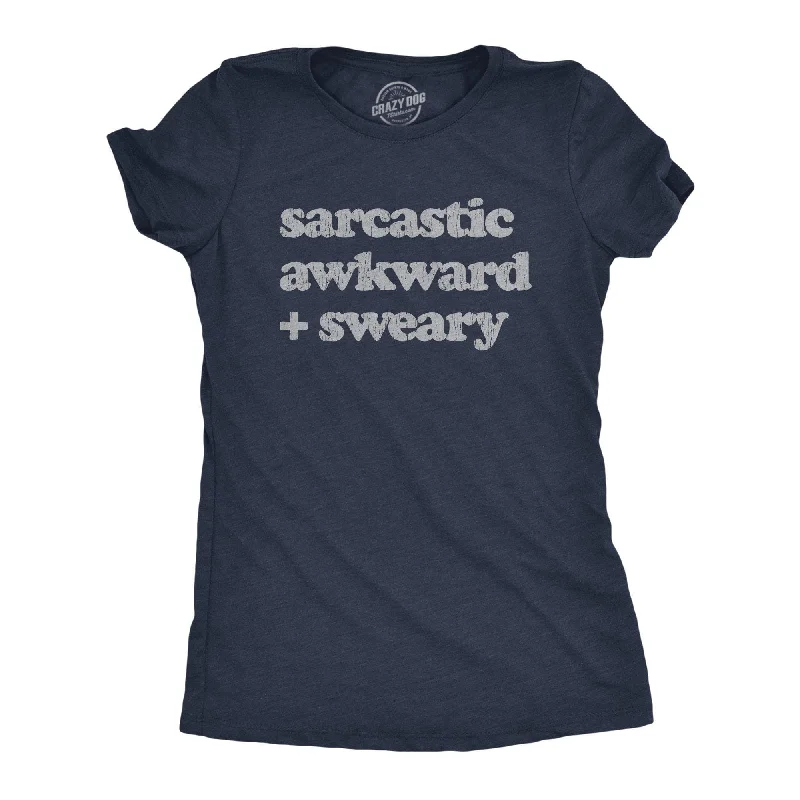 T-Shirt With Luxury Fabric-Sarcastic Awkward Sweary Women's T Shirt