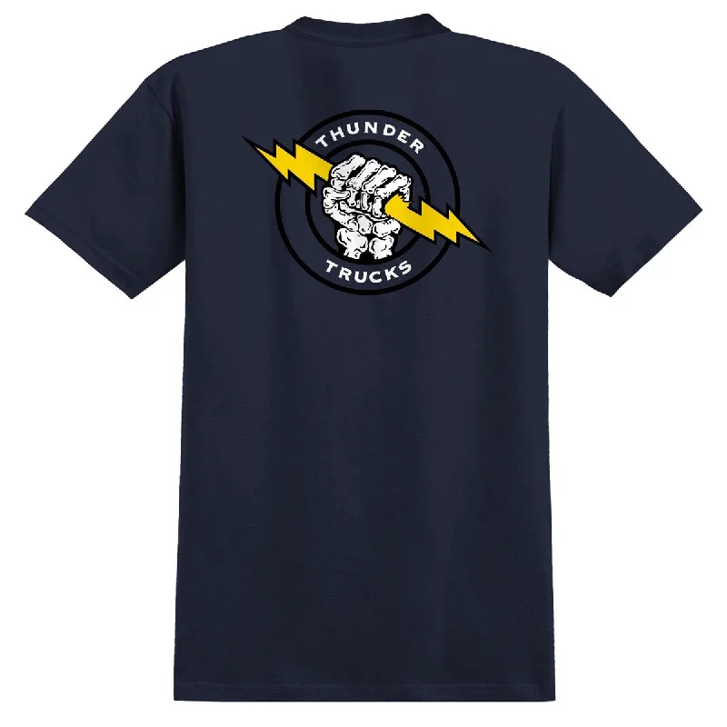 T-Shirt For Men-THUNDER TRUCKS - "DEATH GRIP" T-SHIRT (NAVY)