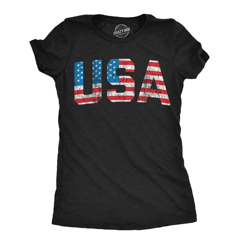 T-Shirt For Summer Parties-Vintage USA Women's T Shirt