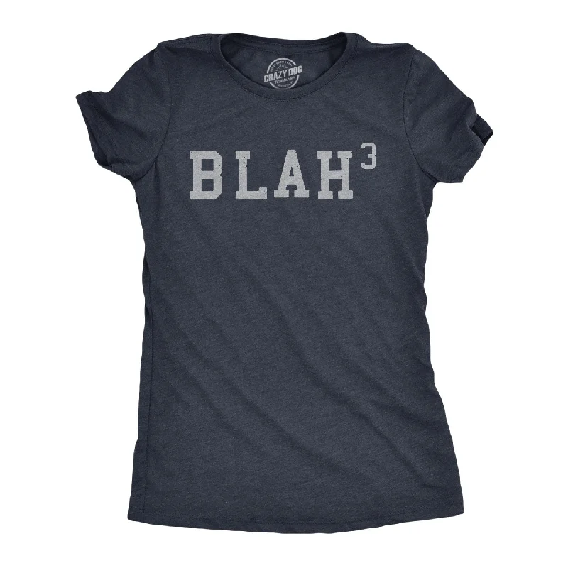 Personalized T-Shirt For Family Photos-Blah Cubed Women's T Shirt