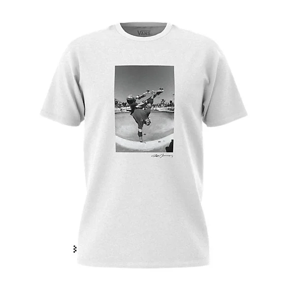 T-Shirt With Summer Theme-VANS GROSSO FOREVER TEE - WHITE