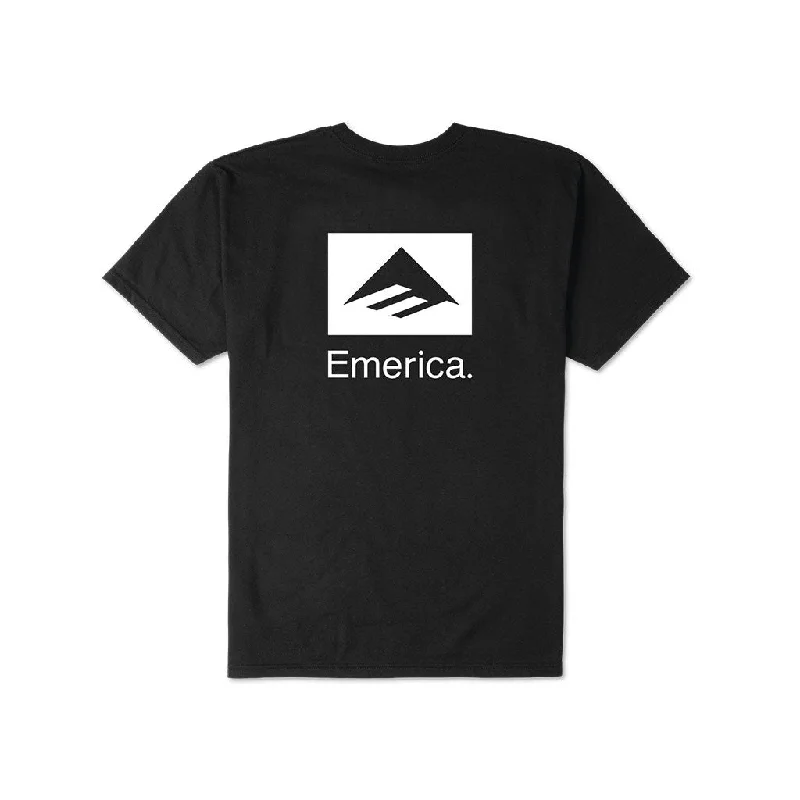 Custom T-Shirt For Groups-EMERICA BRAND COMBO TEE - BLACK