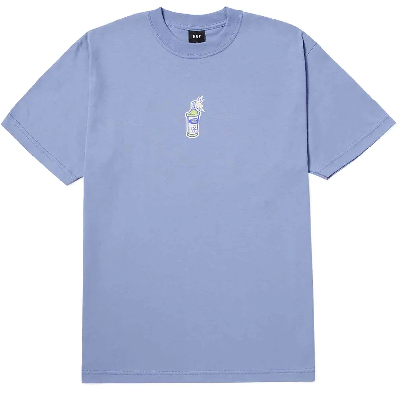 T-Shirt For Team Support-HUF Burner Vintage Violet Tee