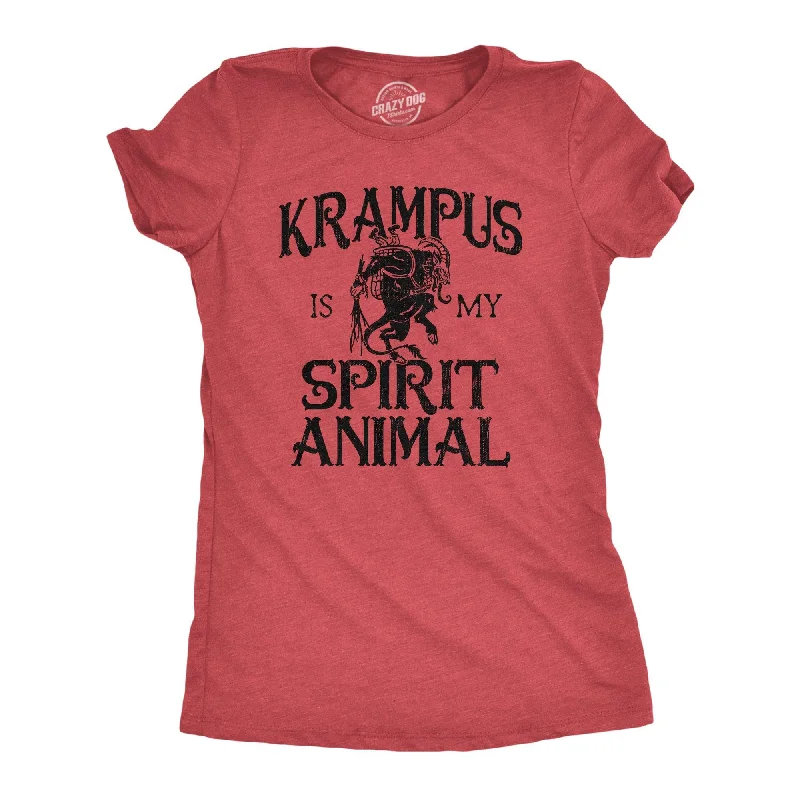 T-Shirt For Promotional Events-Krampus Is My Spirit Animal Women's T Shirt