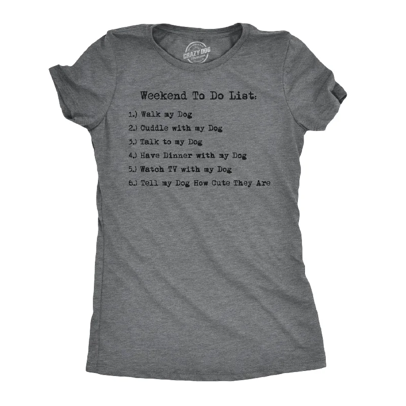 T-Shirt For Retro Lovers-Weekend To Do List Women's T Shirt