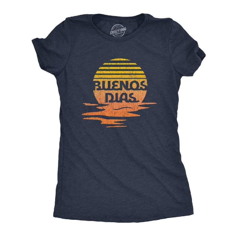 Organic Cotton T-Shirt-Buenos Dias Women's T Shirt