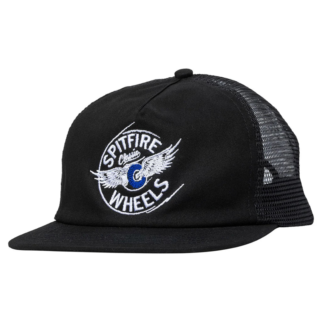 Soft Hat-Spitfire - Flying Classic Trucker Cap - Black/White