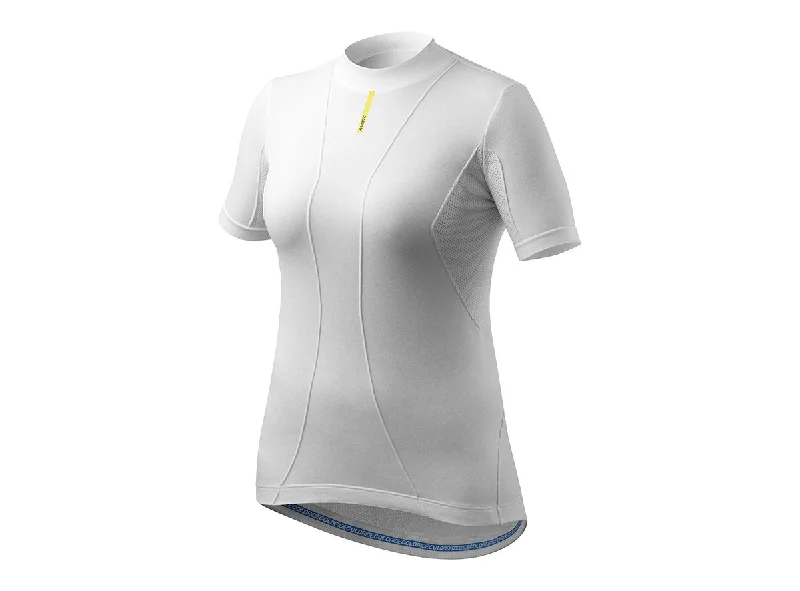 T-Shirt With Cool Text-Mavic Cold Ride Short Sleeve Tee - Womens - White