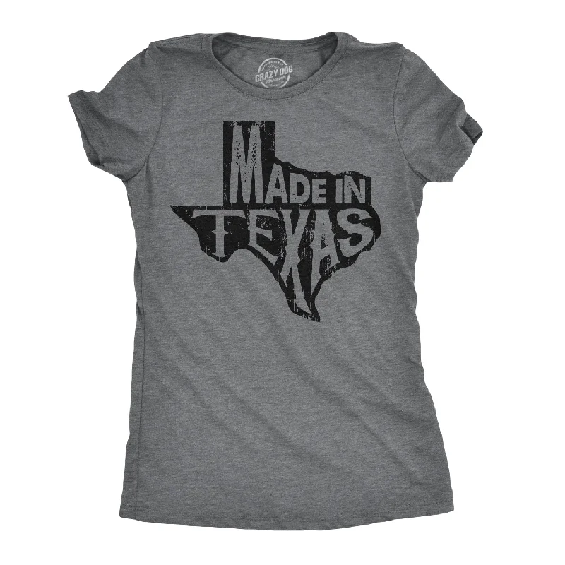 Custom T-Shirt With Funny Sayings-Made In Texas Women's T Shirt