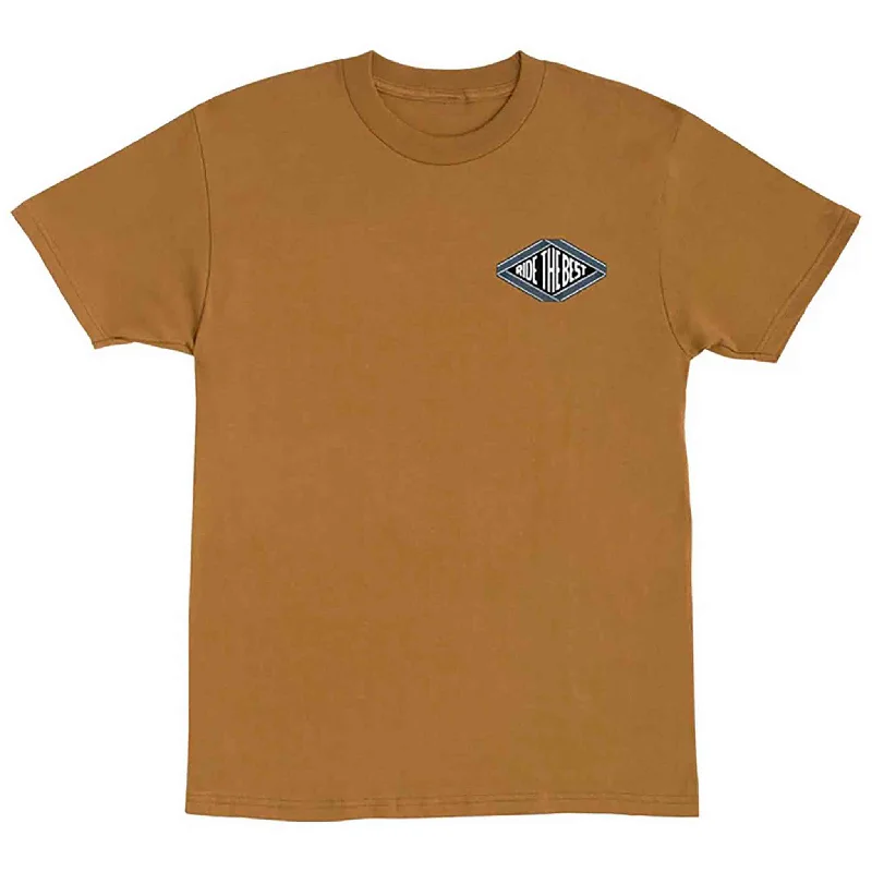 T-Shirt With Unique Design-Independent Summit Scroll Tee Brown Sugar