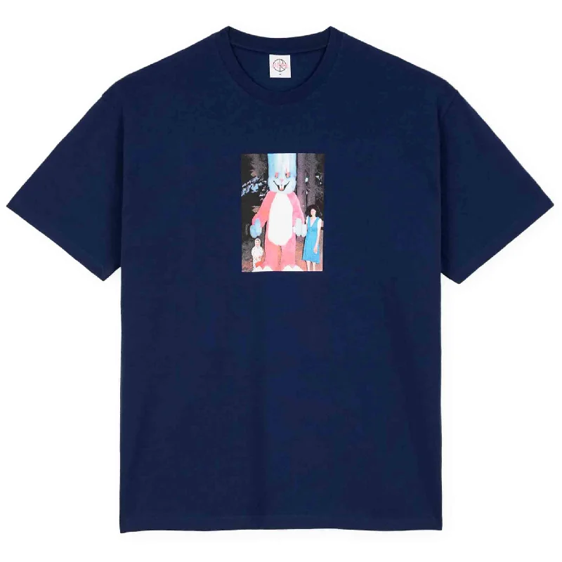 Comfortable T-Shirt-Polar Bunny Tee Dark Blue