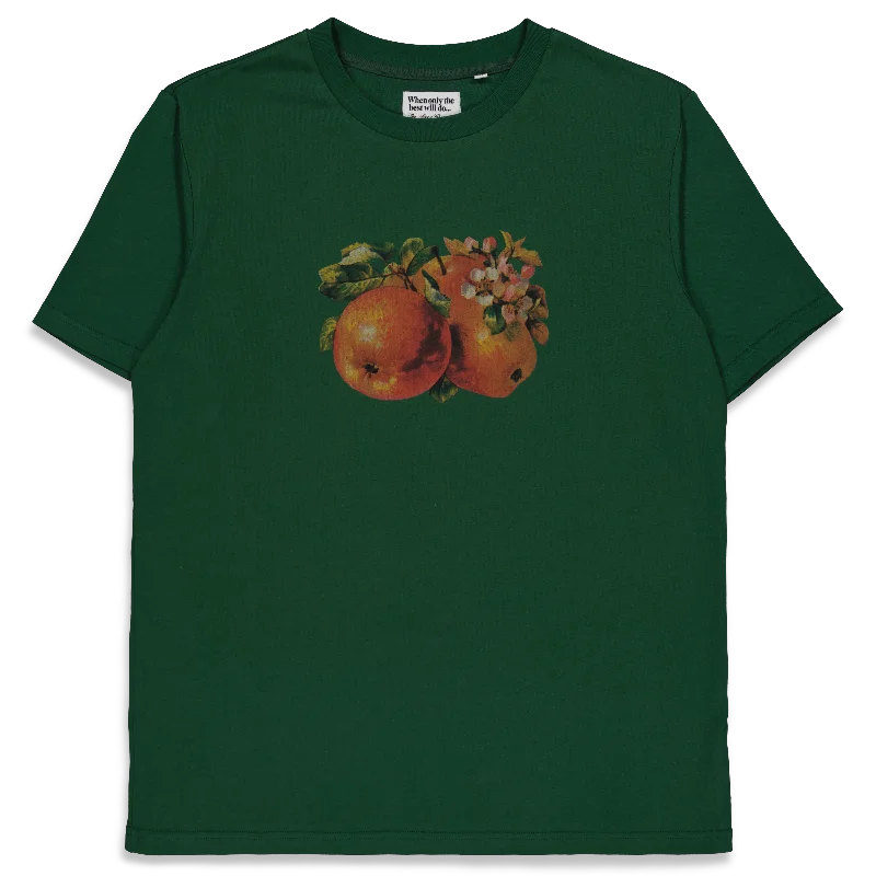 T-Shirt With Celebrity Quotes-THE LOOSE COMPANY - "APPLE" T-SHIRT (GREEN)