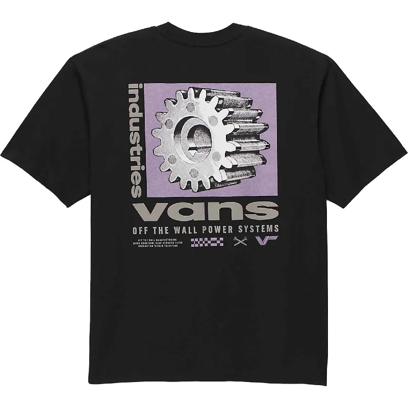 Custom Printed T-Shirt-Vans Power Play Loose Fit Tee Black