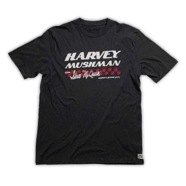 T-Shirt With Luxury Fabric-Troy Lee Designs McQueen Harvey Tee - Black