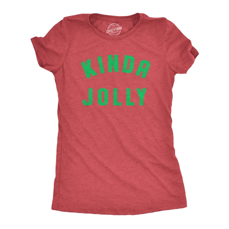 T-Shirt With Bright Colors-Kinda Jolly Women's T Shirt