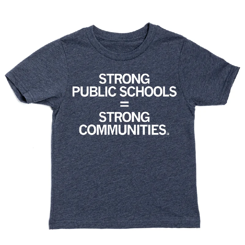 T-Shirt With Sports Team Logo-Strong Public Schools Kids