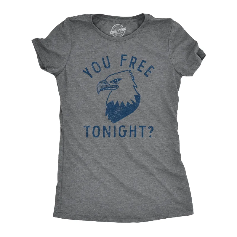 T-Shirt With Minimalist Design-You Free Tonight Women's T Shirt