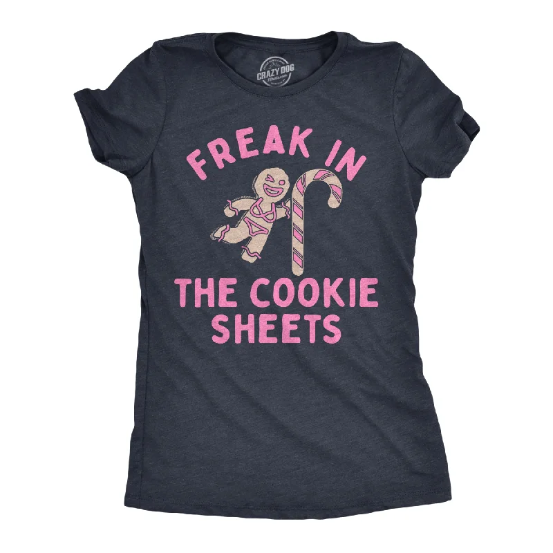 Custom T-Shirt With Funny Design-Freak In The Cookie Sheets Women's T Shirt