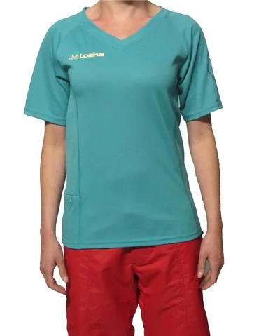 T-Shirt For Casual Wear-Loeka Kasista Short Sleeve Tee - Ceramic Blue