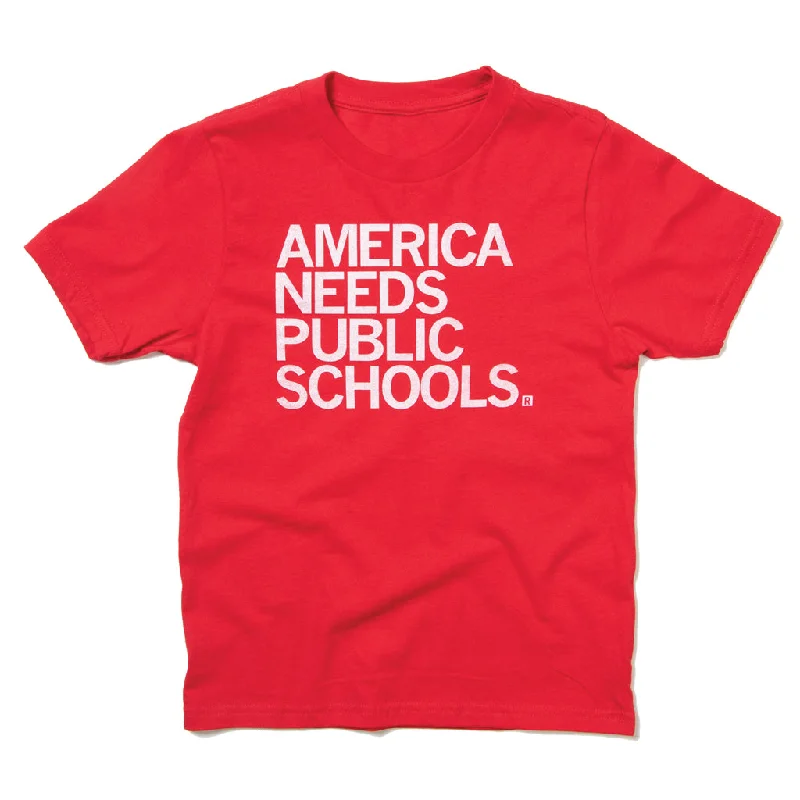 T-Shirt For Sporting Events-America Needs Public Schools Kids