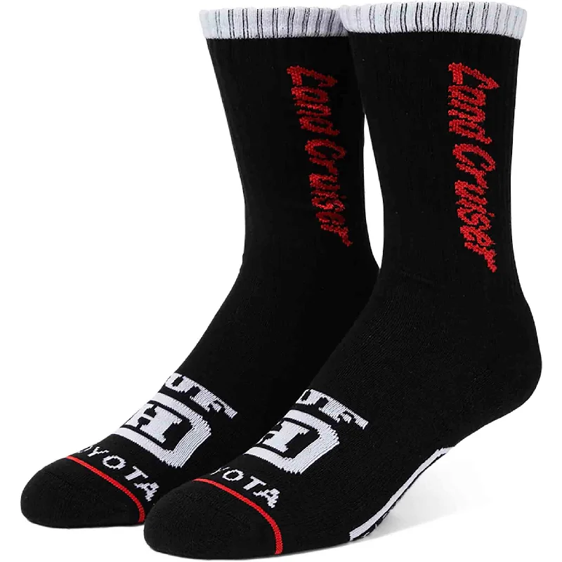 Sock For Custom Merchandising-Huf X Toyota Land Cruiser Socks Black