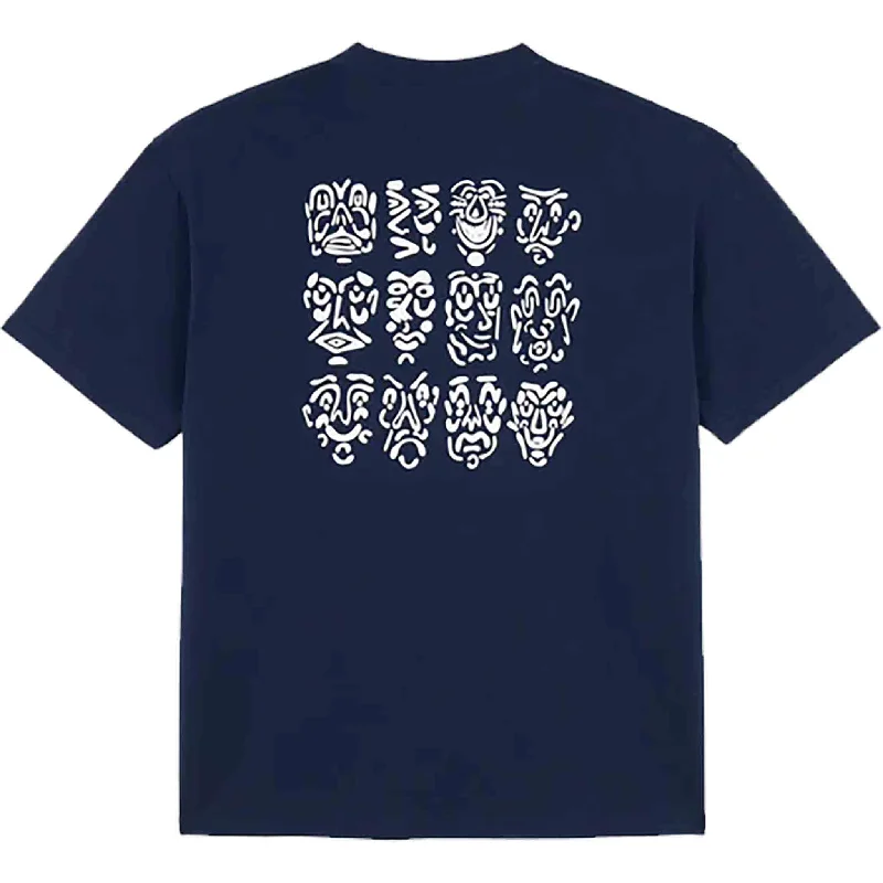 Custom T-Shirt For Fitness Enthusiasts-Polar 12 Faces Tee Dark Blue