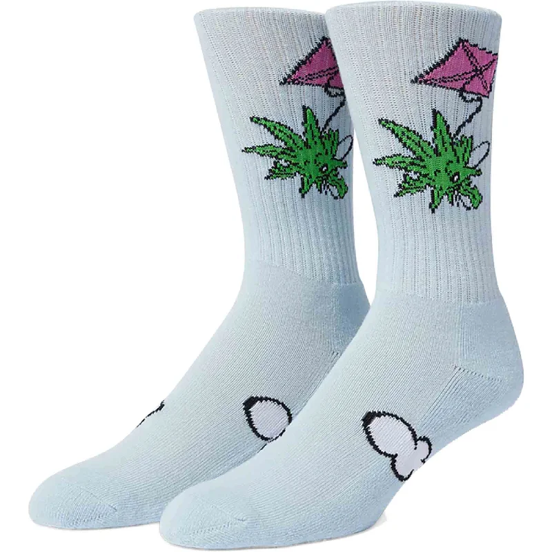 Sock For Fitness-Huf As A Kite Crew Sock Cloud Blue