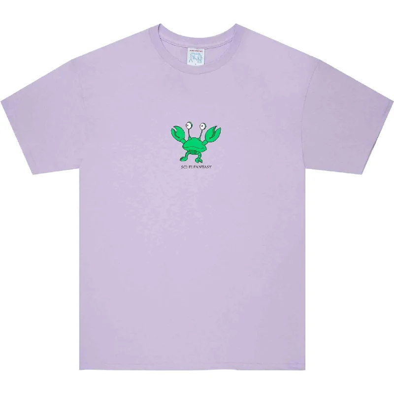 Comfortable T-Shirt For Summer-Sci-Fi Fantasy Crab Tee Orchid