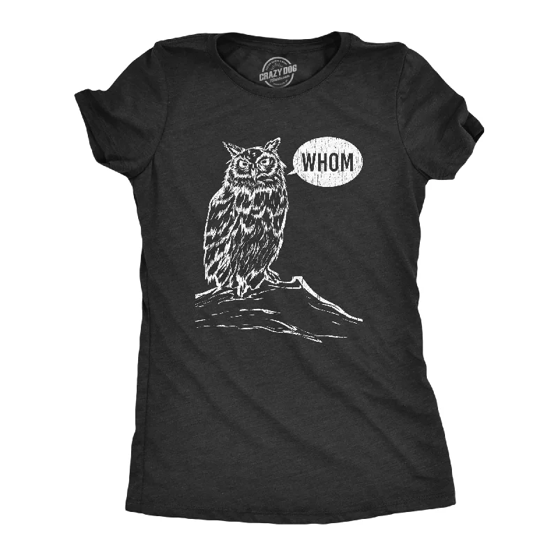 T-Shirt With Graphic Design-Whom Women's T Shirt