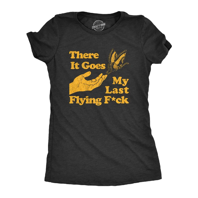 Personalized T-Shirt For Family Photos-There Goes My Last Flying Fuck Women's T Shirt