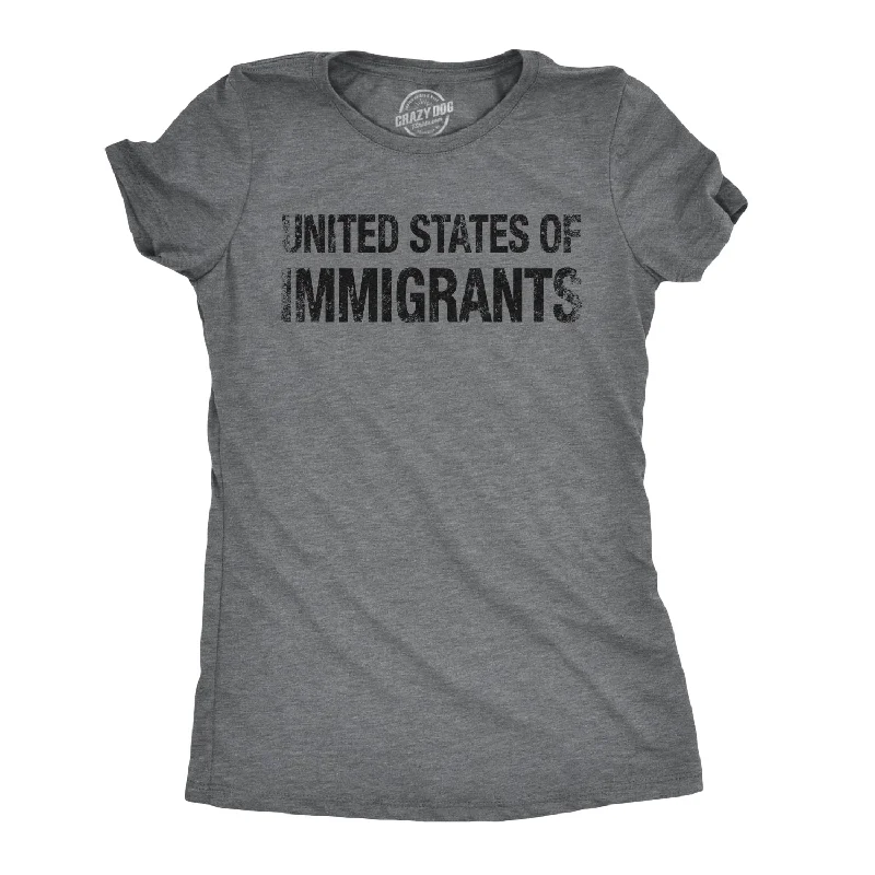 T-Shirt For Team-United States of Immigrants Women's T Shirt