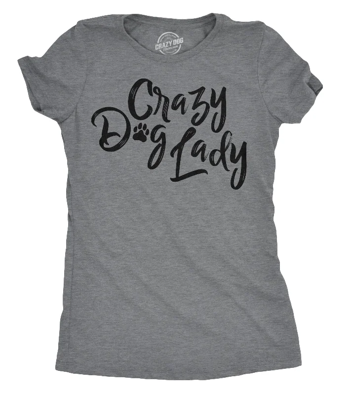 T-Shirt For Friends-Crazy Dog Lady Women's T Shirt