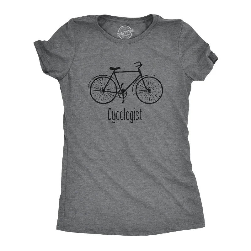 Personalized T-Shirt With Graphic-Cycologist Women's T Shirt