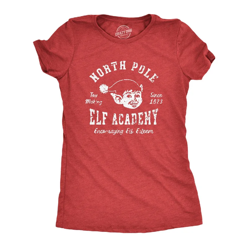 T-Shirt For Trendy Fashion-North Pole Elf Academy Women's T Shirt