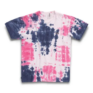 Soft Cotton T-Shirt-VANS OFF THE WALL CLASSIC TEE - BURST TIE DYE