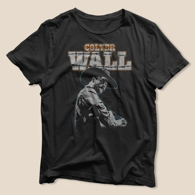 Custom T-Shirt For Special Events-Colter Wall Barbed Wire T-Shirt