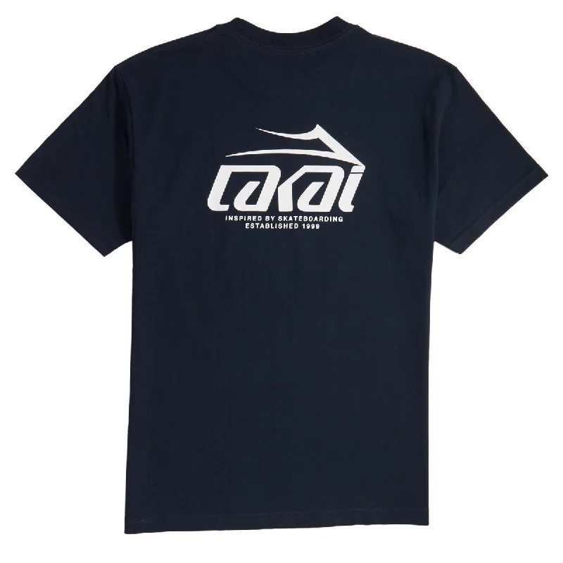 T-Shirt For Home Wear-LAKAI INSPIRED TEE - NAVY