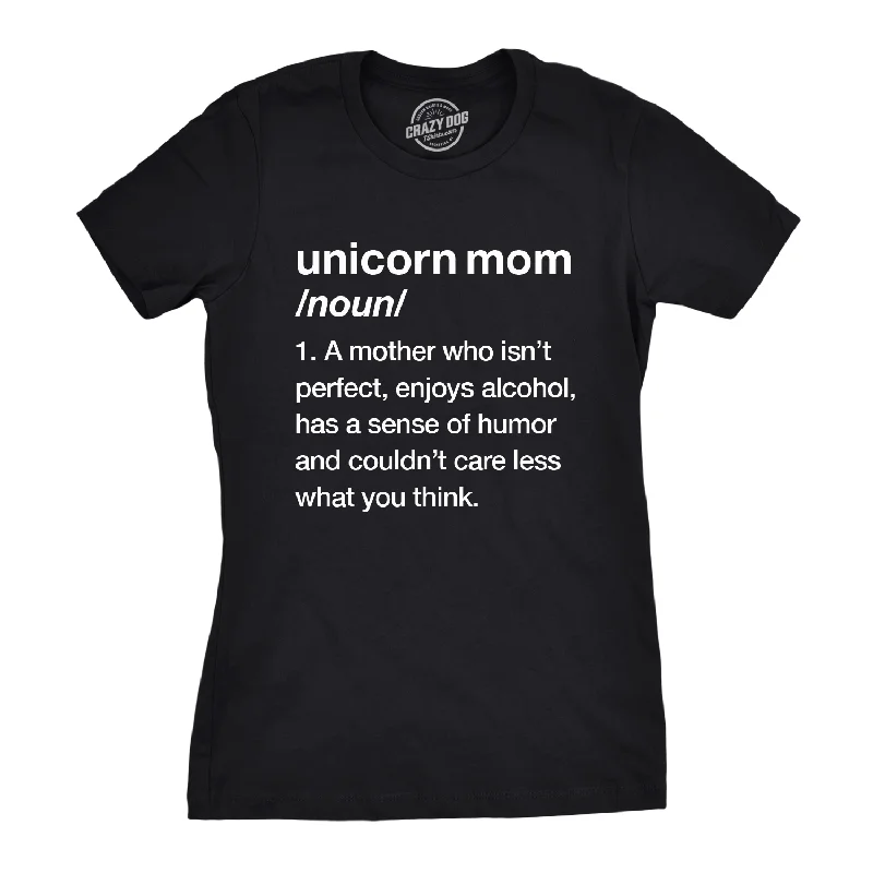 Organic Cotton T-Shirt-Unicorn Mom Women's T Shirt