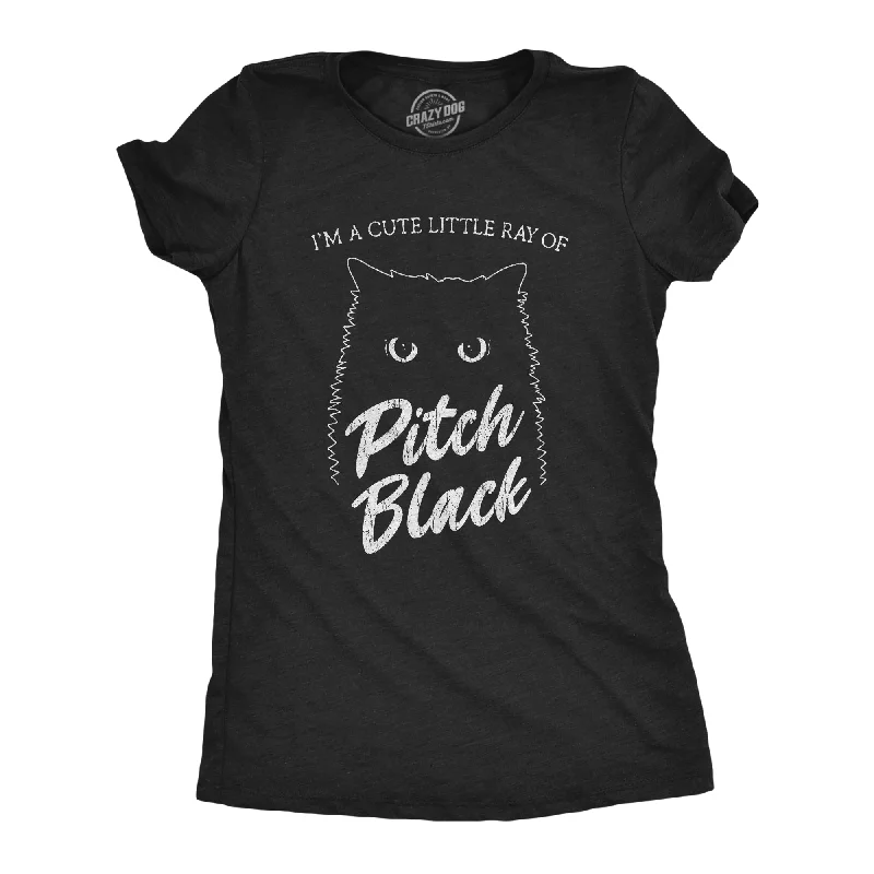 T-Shirt For Men-I'm A Cute Little Ray Of Pitch Black Women's T Shirt