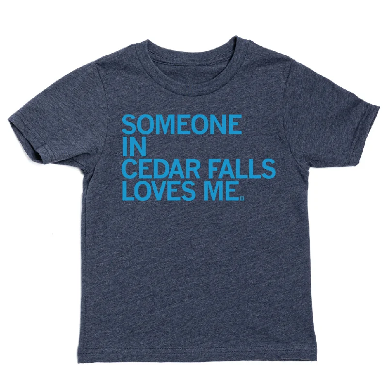 T-Shirt With Pattern Print-Someone Loves Me Cedar Falls Kids