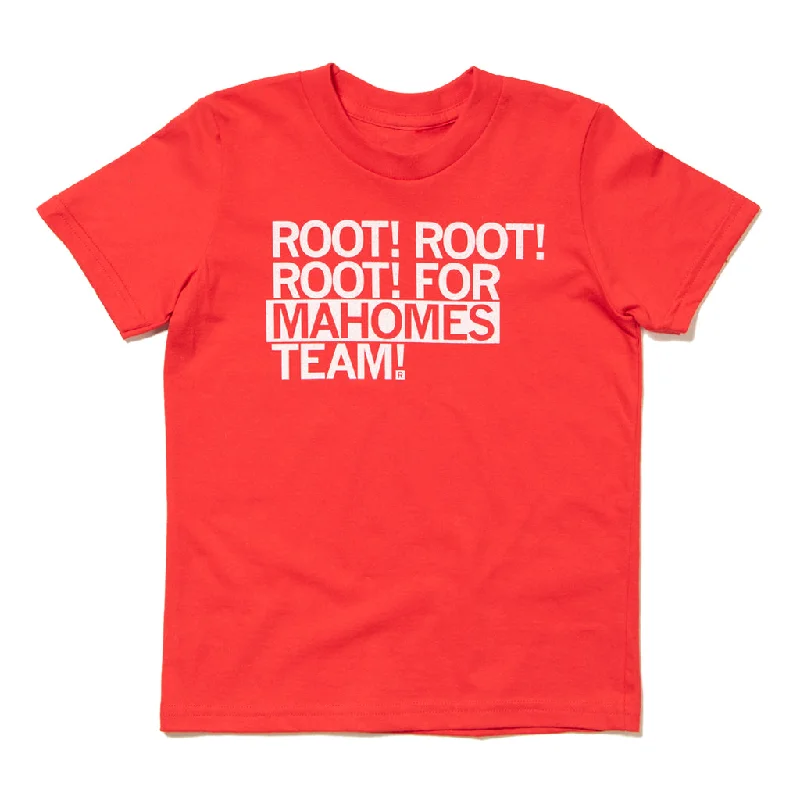 T-Shirt For Trendy Fashion-Root For Mahomes Team Kids