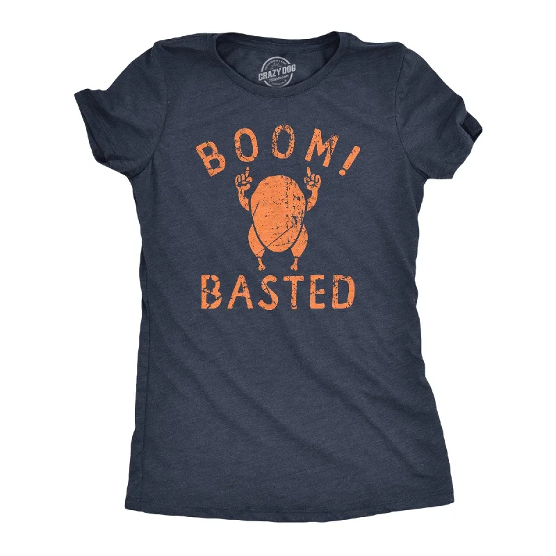 T-Shirt For Relaxed Look-Boom Basted Women's T Shirt