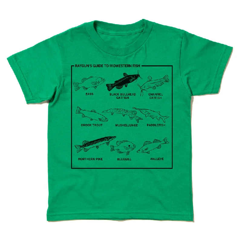 Custom T-Shirt With Slogan-Midwestern Fish Kids