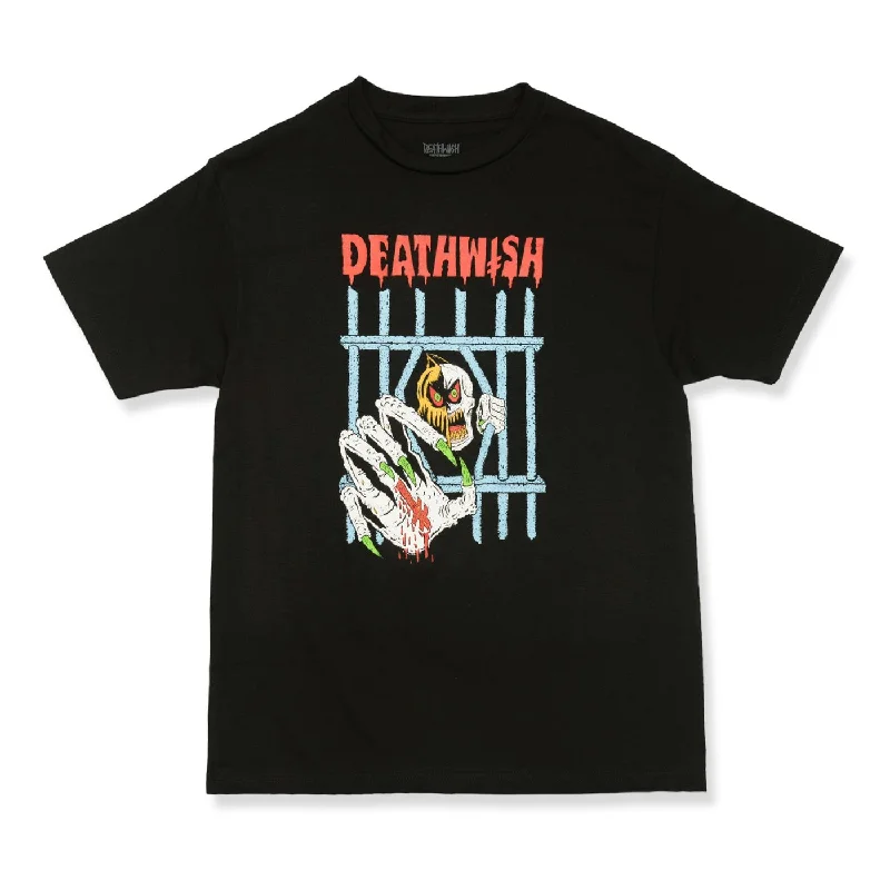 Custom T-Shirt For Large Groups-DEATHWISH SKATEBOARDS - "SPOOKIES" T-SHIRT (BLACK)