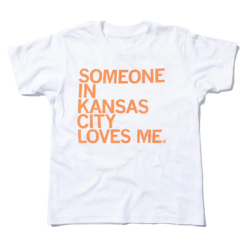 Custom T-Shirt For Professional Use-Someone Loves Me KC Kids