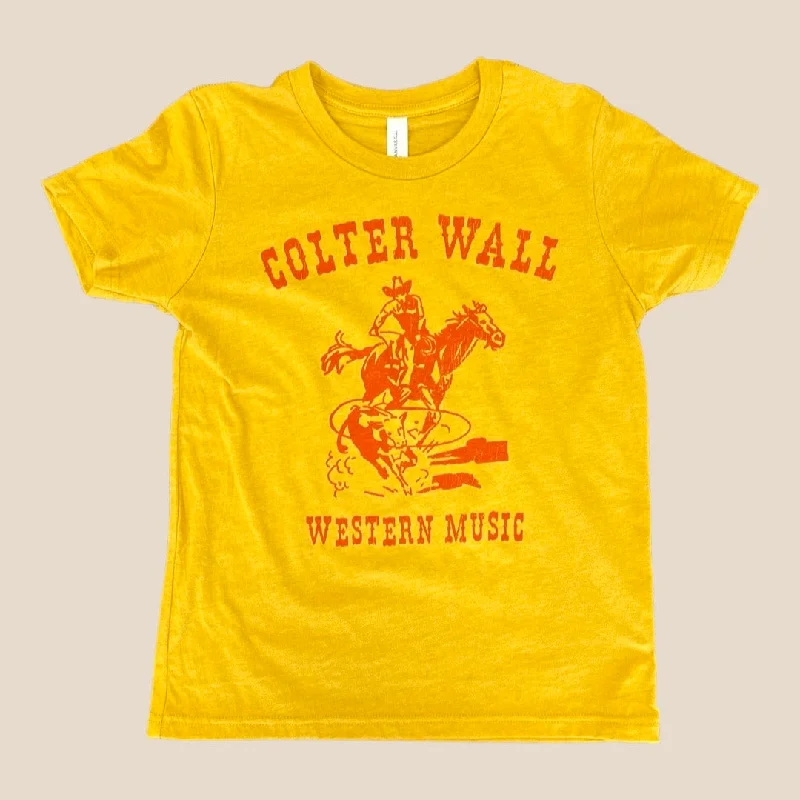 T-Shirt For Weekend Wear-Colter Wall Western Music Youth T-Shirt