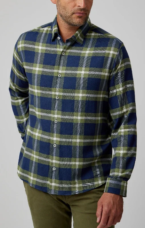 T-Shirt For Summer-Green Tartan Plaid Drytouch Shirt