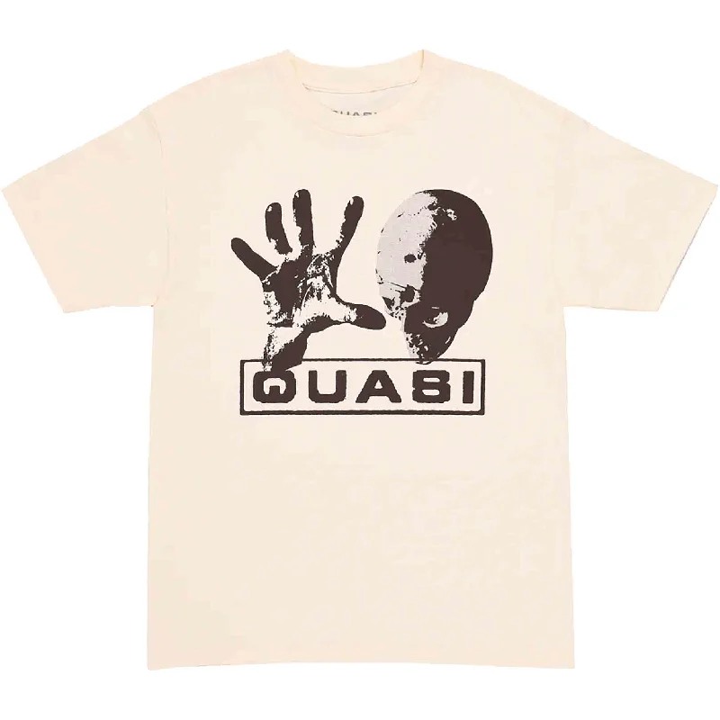 T-Shirt With Colorful Graphics-Quasi Void Tee Cream