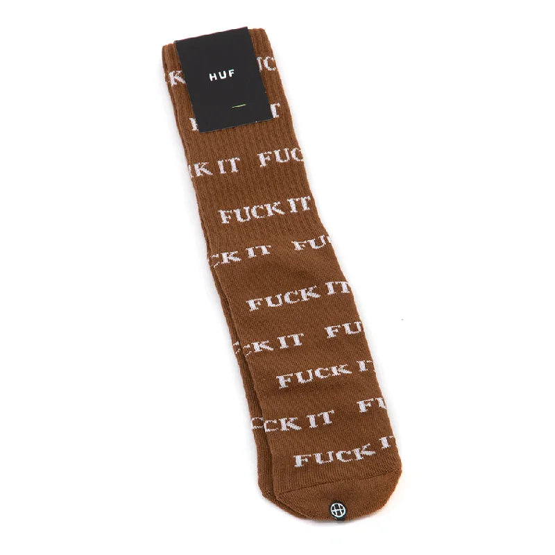 Sock For Winter-Fuck It Sock (Brown)